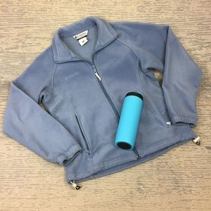 Like New Columbia blue fleece zip up